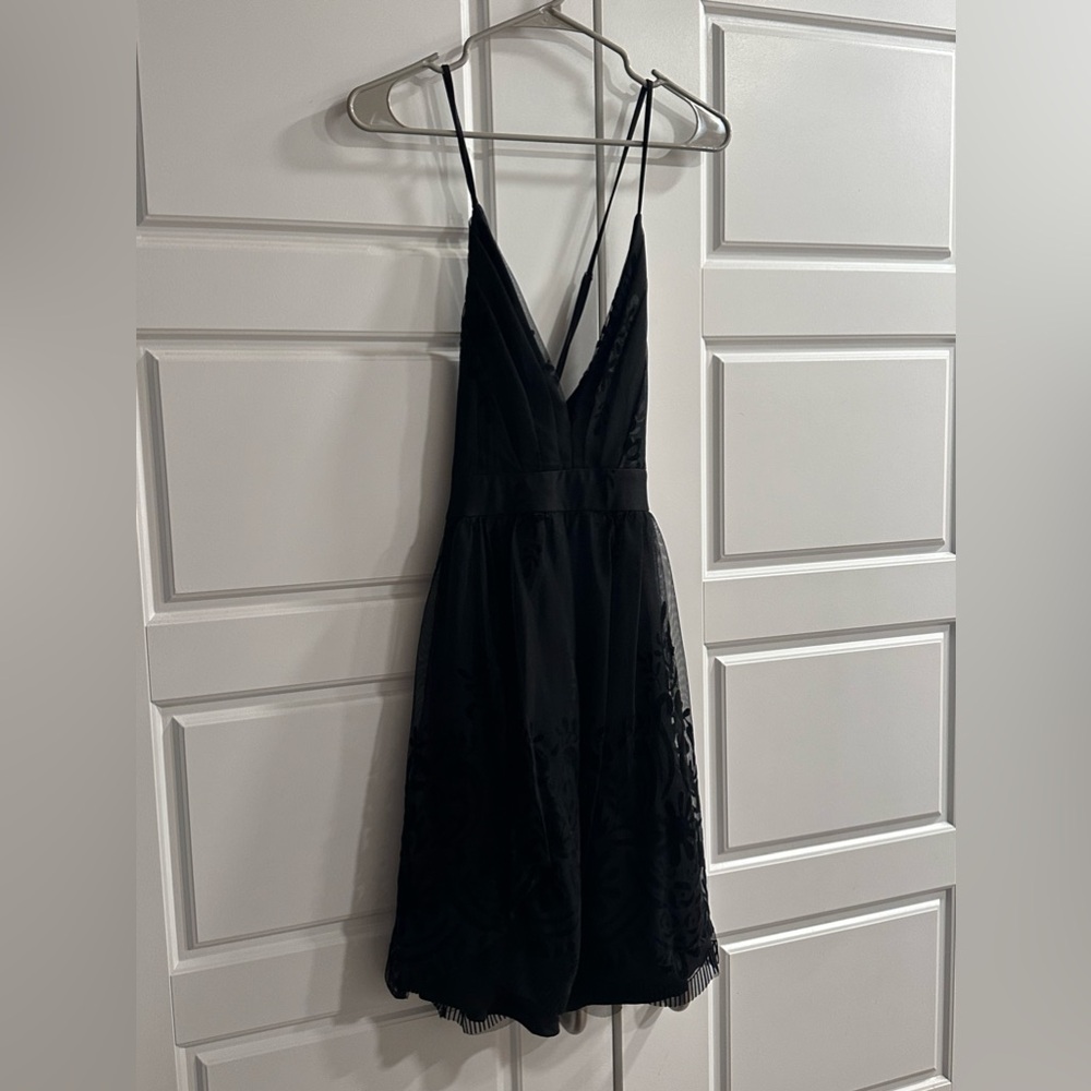 Windsor Black Asymmetrical Dress